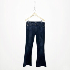 7 For All Mankind Jiselle Phenomenal Flare Jeans Dark Wash Stretch AU0298976 28